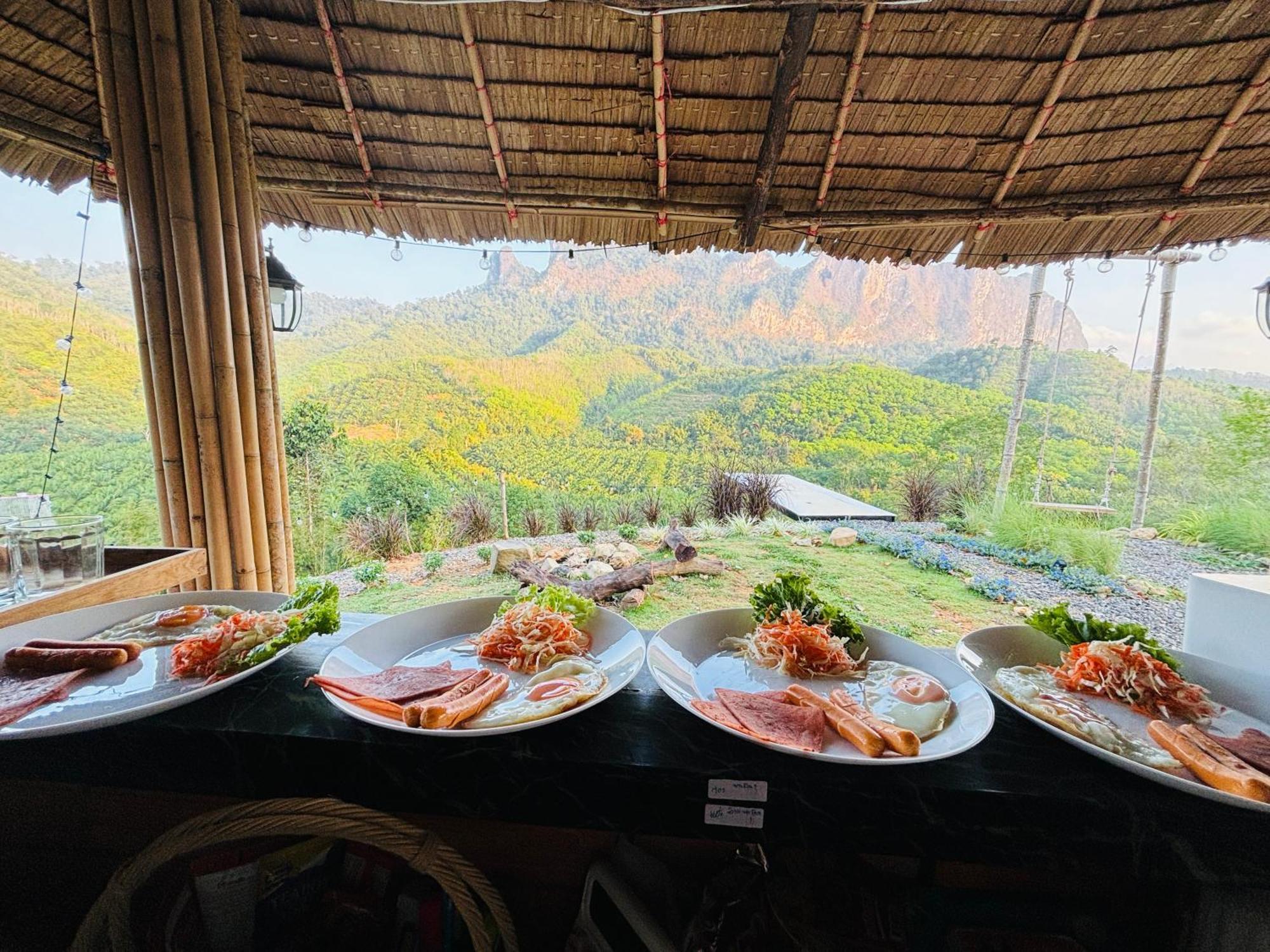 Camping Phutajoy Khaosok แคมป์ปิ้งภูตาจ้อยเขาศก Ban Thung Lang Tham Exterior foto